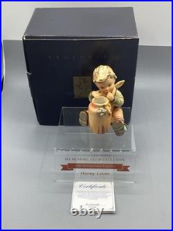 Goebel Hummel Honey Lover Figurine #312/I TMK7 Exclusive 15YR Membership Ed Goebel Hummel Honey Lover Figurine #312/I TMK7 Exclusive 15YR Membership Ed