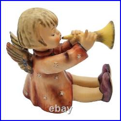 Goebel Hummel Joyous News No 27/III TMK 5 Angel Figurine Girl Horn Trumpet