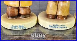 Goebel Hummel Kinder Choir Set 9 Figurines Wooden Display Lamp Post