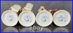 Goebel Hummel Kinder Choir Set 9 Figurines Wooden Display Lamp Post