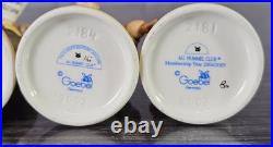 Goebel Hummel Kinder Choir Set 9 Figurines Wooden Display Lamp Post