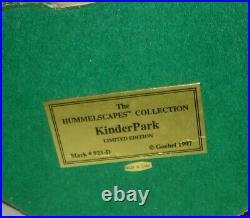 Goebel Hummel Kinderpark withBox & COA with Tender Love Figurine withBox #2007-Tmk-7