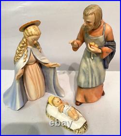 Goebel Hummel Large Nativity 214 Holy Family Joseph 7.25 Mary 6.5 Baby Jesus
