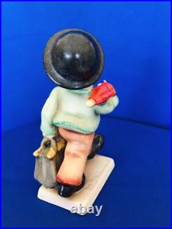 Goebel Hummel MERRY WANDERER 1949 US ZONE GERMANY TMK1 CROWN 11/0 Quartered Base