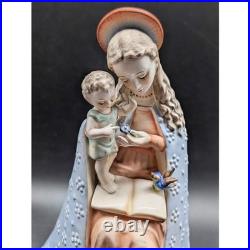 Goebel Hummel Madonna Figurine 10/1 Virgin Mary Baby Jesus Blue Cloak TMK-3 8