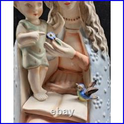 Goebel Hummel Madonna Figurine 10/1 Virgin Mary Baby Jesus Blue Cloak TMK-3 8