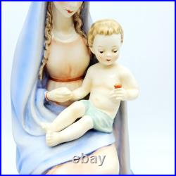 Goebel Hummel Madonna with Child Porcelain Figurine Large 13 TMK 6 in Box