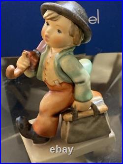 Goebel Hummel Merry Wanderer Figurine W Germany TMK + Original Box