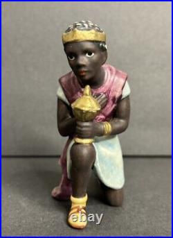 Goebel Hummel Nativity Moorish King Kneeling Christmas W Germany HX323 READ
