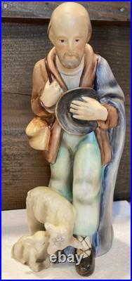 Goebel Hummel Nativity Set of 10 Germany Wooden Manger