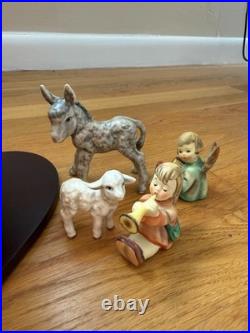 Goebel Hummel Nativity Set with Wooden Stable 12 Figures + Original Boxes