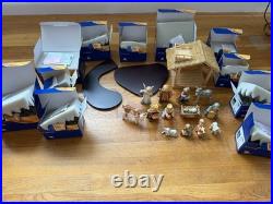 Goebel Hummel Nativity Set with Wooden Stable 12 Figures + Original Boxes