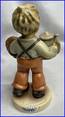 Goebel Hummel PRETZEL BOY Figurine 2093 & BAVARIAN BIER GARTEN 1016-D MIB