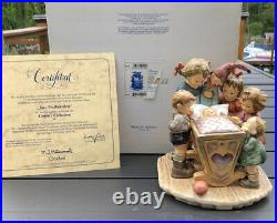 Goebel Hummel ROCK A BYE BABY #574 Century Collection TMK7 MIB & COA