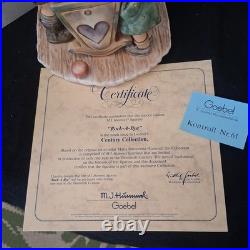 Goebel Hummel Rock A Bye # 574 Century Ltd TMK7 With Box & COA Excellent 1993