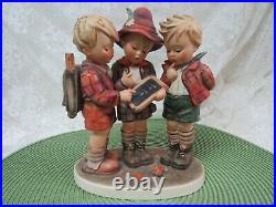Goebel Hummel SCHOOL BOYS figurine doll #170/1 7 tall TMK-4
