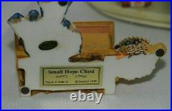 Goebel Hummel-Scape 1047D Quilting Bee +Little Knitter Hum 2107B + Sm Hope Chest