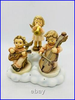 Goebel Hummel Scape Angel Set Heavenly Harmony Trio String Symphony Cloud Base