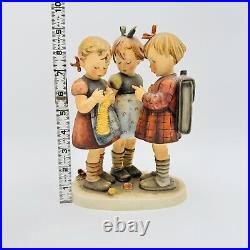 Goebel Hummel School Girls 177 TMK-2 Large 10 Figurine FULL BEE READ