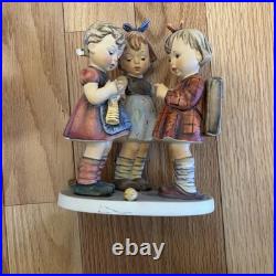 Goebel Hummel School Girls Figurine Group Germany Broken Pony Tail SEE PHOTOS