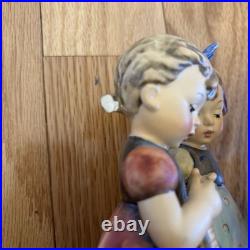 Goebel Hummel School Girls Figurine Group Germany Broken Pony Tail SEE PHOTOS