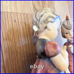 Goebel Hummel School Girls Figurine Group Germany Broken Pony Tail SEE PHOTOS