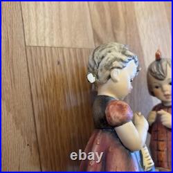 Goebel Hummel School Girls Figurine Group Germany Broken Pony Tail SEE PHOTOS