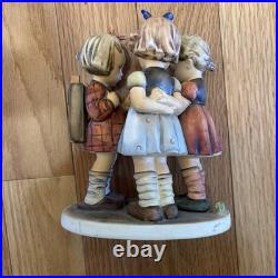 Goebel Hummel School Girls Figurine Group Germany Broken Pony Tail SEE PHOTOS