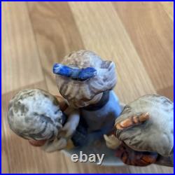 Goebel Hummel School Girls Figurine Group Germany Broken Pony Tail SEE PHOTOS