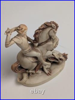 Goebel Hummel St. George & Dragon Figurine #77 W. Germany Rare