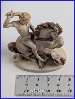 Goebel Hummel St. George & Dragon Figurine #77 W. Germany Rare