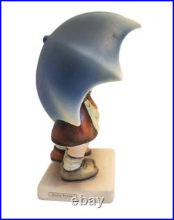 Goebel Hummel Stormy Weather 71 TMK3 Girl & Boy Under Umbrella RARE W. Germany