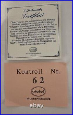 Goebel Hummel Sunflower Friends 2104 Exclusive Edition TMK8 1998 Box And COA