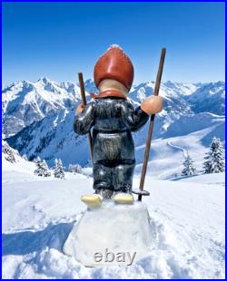 Goebel Hummel TMK1 Crown SKIER #59 Wood Poles & Baskets Rare Find No Crazing