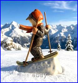 Goebel Hummel TMK1 Crown SKIER #59 Wood Poles & Baskets Rare Find No Crazing Goebel Hummel TMK1 Crown SKIER #59 Wood Poles & Baskets Rare Find No Crazing