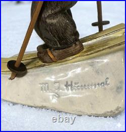 Goebel Hummel TMK1 Crown SKIER #59 Wood Poles & Baskets Rare Find No Crazing