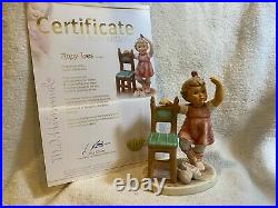 Goebel Hummel Tippy Toes Founders Collection #2335 Rare Find NWB