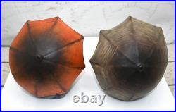 Goebel Hummel Umbrella 5 Boy Girl 152/0 A & B, West Germany 1957