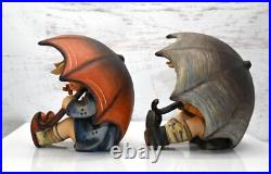 Goebel Hummel Umbrella 5 Boy Girl 152/0 A & B, West Germany 1957