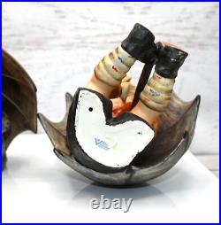 Goebel Hummel Umbrella 5 Boy Girl 152/0 A & B, West Germany 1957