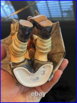 Goebel Hummel Umbrella Boy #152/A/0, 4.75 signed full bee AND wood stand Goebel Hummel Umbrella Boy #152/A/0, 4.75 signed full bee AND wood stand