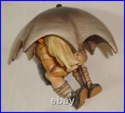 Goebel Hummel Umbrella Boy Figurine 5 Tall 152/ O/ A TMK-4 W. Germany Vintage