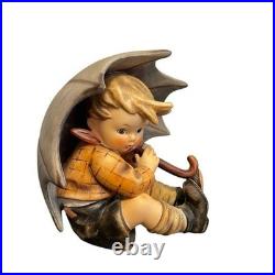 Goebel Hummel Umbrella Boy Figurine Vintage West Germany Porcelain 152/0 B