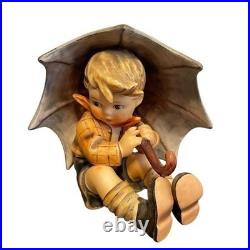 Goebel Hummel Umbrella Boy Figurine Vintage West Germany Porcelain 152/0 B