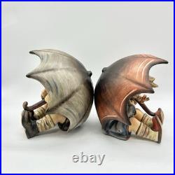 Goebel Hummel Umbrella Boy & Girl 152/OA 152/OB Porcelain Figurines Set