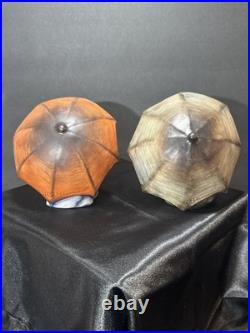 Goebel Hummel Umbrella Boy & Girl Set 152/0 & 152/0 B TMK-5 TMK-6 W. Germany