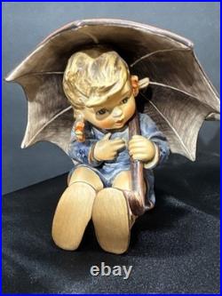 Goebel Hummel Umbrella Boy & Girl Set 152/0 & 152/0 B TMK-5 TMK-6 W. Germany