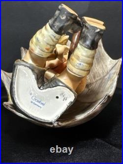 Goebel Hummel Umbrella Boy & Girl Set 152/0 & 152/0 B TMK-5 TMK-6 W. Germany