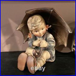 Goebel Hummel Umbrella Boy TMK 2 Full Bee, & Girl 1951 Vintage 7+ 152 A/B