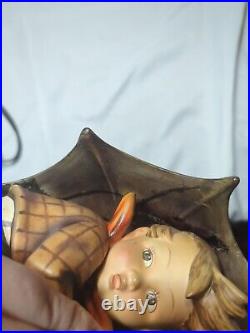 Goebel Hummel Umbrella Boy and Umbrella Girl TMK3 8 Figurines READ